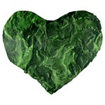Geological Surface Background Large 19  Premium Flano Heart Shape Cushions Back