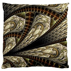 Fractal Abstract Pattern Spiritual Standard Flano Cushion Case (one Side) by Nexatart