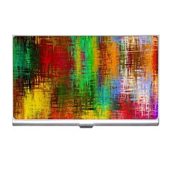 Color Abstract Background Textures Business Card Holders by Nexatart