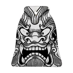 Japanese Onigawara Mask Devil Ghost Face Ornament (bell)