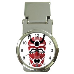 Africa Mask Face Hunter Jungle Devil Money Clip Watches