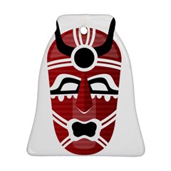 Africa Mask Face Hunter Jungle Devil Ornament (bell)
