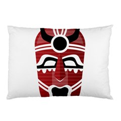 Africa Mask Face Hunter Jungle Devil Pillow Case (two Sides) by Alisyart