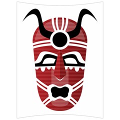 Africa Mask Face Hunter Jungle Devil Back Support Cushion by Alisyart