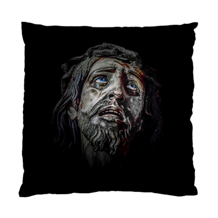 Jesuschrist Face Dark Poster Standard Cushion Case (One Side)