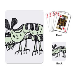 Monster Rat Pencil Drawing Illustration Playing Card by dflcprints