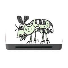 Monster Rat Pencil Drawing Illustration Memory Card Reader With Cf by dflcprints