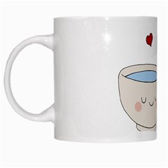 Cute Tea White Mugs by Valentinaart