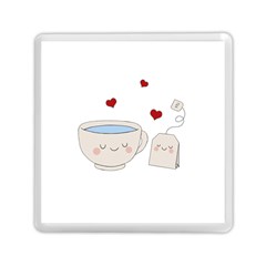 Cute Tea Memory Card Reader (square)  by Valentinaart