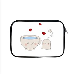 Cute Tea Apple Macbook Pro 15  Zipper Case by Valentinaart