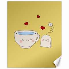 Cute Tea Canvas 16  X 20   by Valentinaart