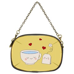 Cute Tea Chain Purses (two Sides)  by Valentinaart