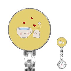 Cute Tea Stainless Steel Nurses Watch by Valentinaart