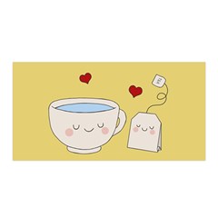Cute Tea Satin Wrap by Valentinaart