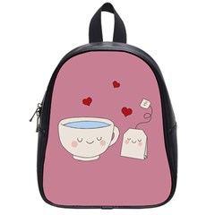 Cute Tea School Bag (small) by Valentinaart
