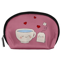 Cute Tea Accessory Pouches (large)  by Valentinaart