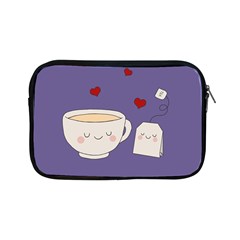 Cute Tea Apple Ipad Mini Zipper Cases