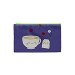 Cute Tea Cosmetic Bag (XS) Front