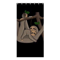 Cute Sloth Shower Curtain 36  X 72  (stall)  by Valentinaart