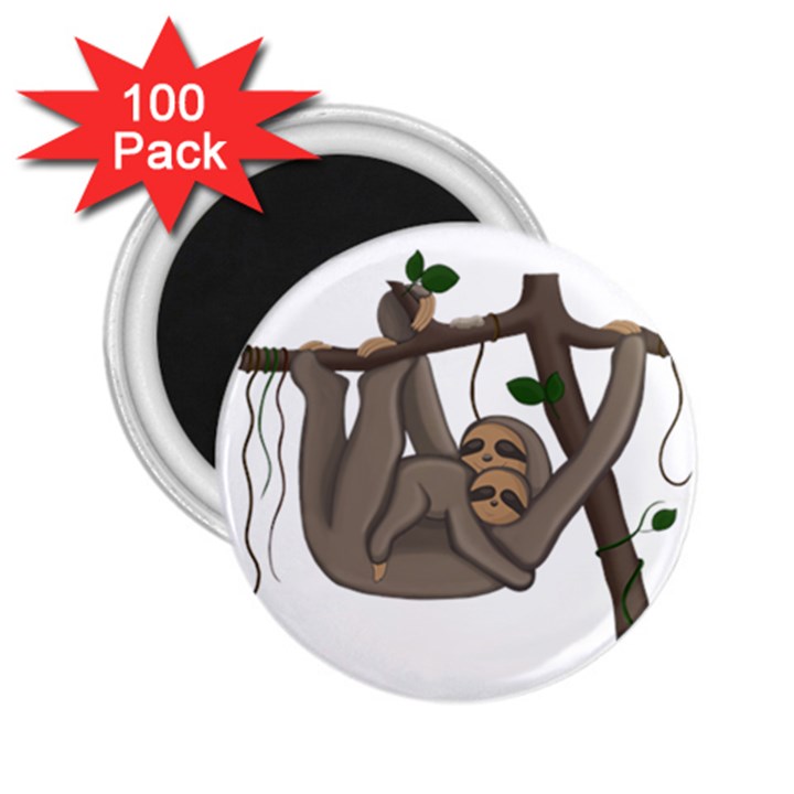 Cute Sloth 2.25  Magnets (100 pack) 