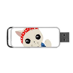 Feminist Cat Portable Usb Flash (one Side) by Valentinaart