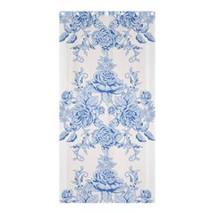 Beautiful,pale Blue,floral,shabby Chic,pattern Shower Curtain 36  X 72  (stall)  by NouveauDesign