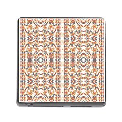 Multicolored Geometric Pattern  Memory Card Reader (square) by dflcprints