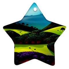 Morning Mist Ornament (star)