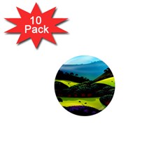 Morning Mist 1  Mini Magnet (10 Pack)  by ValleyDreams