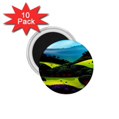 Morning Mist 1 75  Magnets (10 Pack)  by ValleyDreams