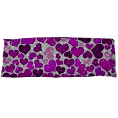 Sparkling Hearts Purple Body Pillow Case Dakimakura (Two Sides)