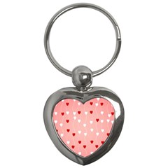 Heart Shape Background Love Key Chains (heart) 