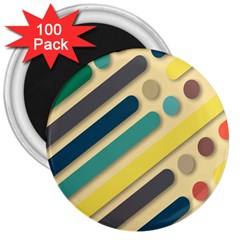 Background Vintage Desktop Color 3  Magnets (100 pack)