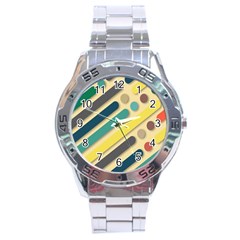 Background Vintage Desktop Color Stainless Steel Analogue Watch