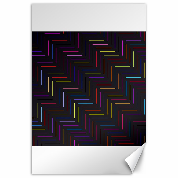 Lines Line Background Canvas 24  x 36 