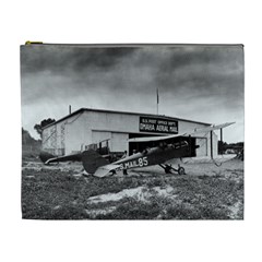 Omaha Airfield Airplain Hangar Cosmetic Bag (xl) by Nexatart