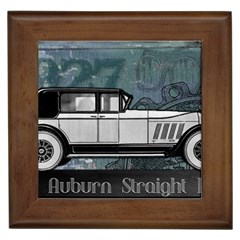 Vintage Car Automobile Auburn Framed Tiles