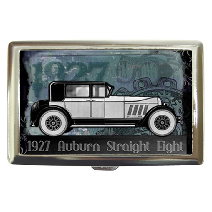 Vintage Car Automobile Auburn Cigarette Money Cases