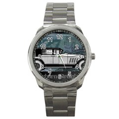 Vintage Car Automobile Auburn Sport Metal Watch