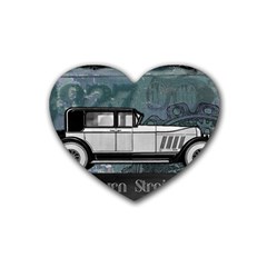Vintage Car Automobile Auburn Heart Coaster (4 pack) 
