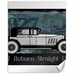 Vintage Car Automobile Auburn Canvas 11  x 14  