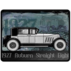 Vintage Car Automobile Auburn Double Sided Fleece Blanket (Large) 