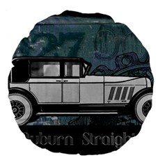 Vintage Car Automobile Auburn Large 18  Premium Flano Round Cushions