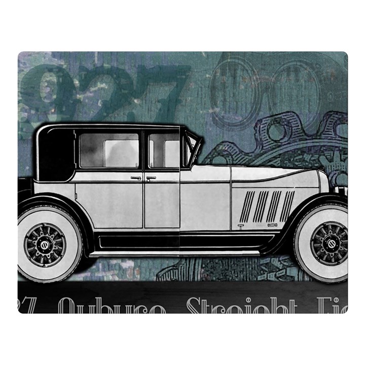 Vintage Car Automobile Auburn Double Sided Flano Blanket (Large) 