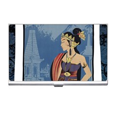 Java Indonesia Girl Headpiece Business Card Holders by Nexatart