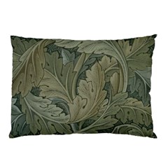 Vintage Background Green Leaves Pillow Case