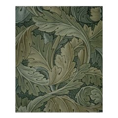 Vintage Background Green Leaves Shower Curtain 60  X 72  (medium)  by Nexatart