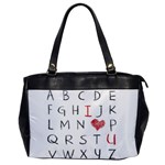 Love Alphabet Office Handbags Front