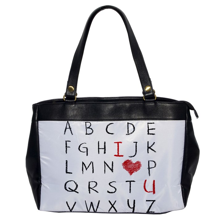 Love Alphabet Office Handbags