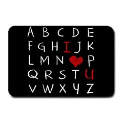 Love Alphabet Plate Mats by Valentinaart